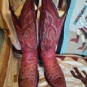 Share Men's Custom COWTOWN Exotic Ostrich Boots 10.5D